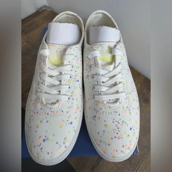 Keds Breezie Confetti Canvas Sneakers White - Picture 4 of 13